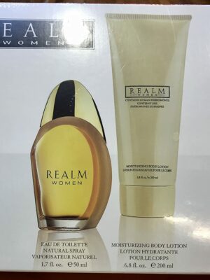 REALM BY EROX CORPORATION FOR WOMEN 2PC SET WITH 1.7 OZ/6.8 BODY LOTION