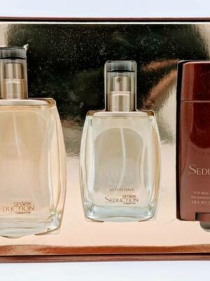 SPARK SEDUCTION LIZ CLAIBORNE MEN 3 PCS SET 3.4 OZ COLOGNE  + 1.7 OZ AFTER SHAVE + 2.6 OZ DEODORANT STICK