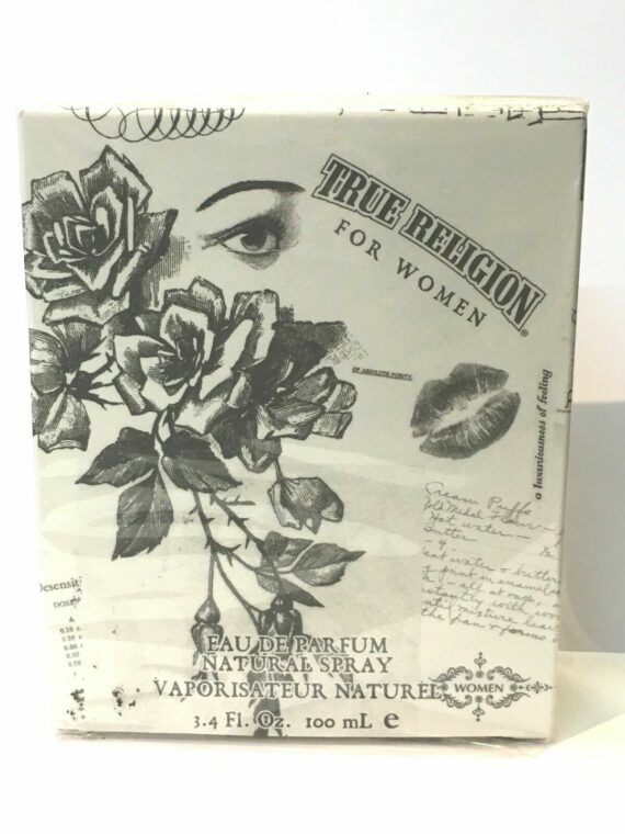 Vintage True Religion For Women 3.4oz/100ml Eau De Parfum Spray