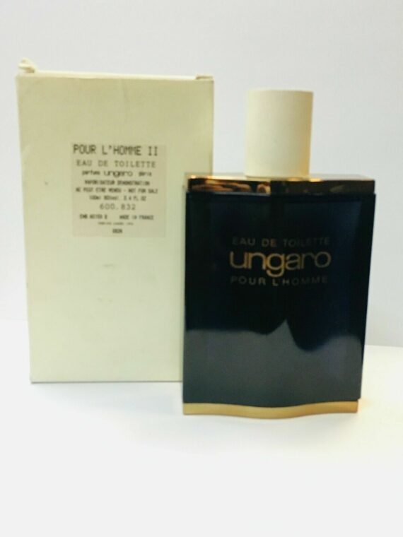 Ungaro Pour L'Homme II 3.4oz/100ml Eau De Toilette Spray Vintage