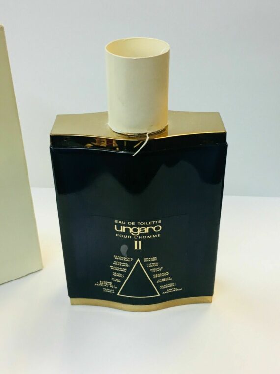 Ungaro Pour L'Homme II 3.4oz/100ml Eau De Toilette Spray Vintage
