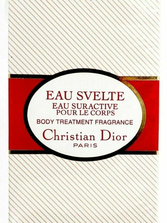 Eau Svelte by Christian Dior for Women 3.4oz/100ml Body Treatment Fragrance
