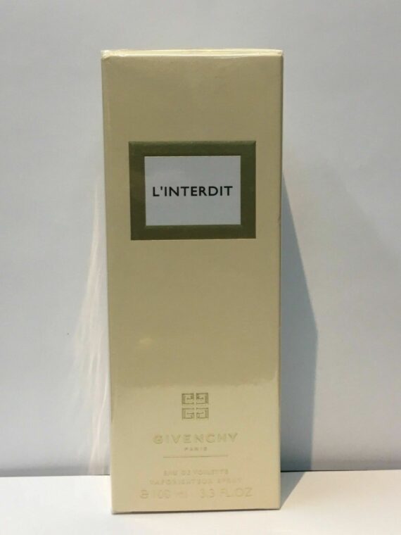 L'Interdit 3.3oz/100ml Eau De Toilette Spray By Givenchy For Women Vintage