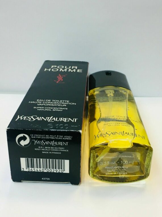 Pour Homme Super Concentrat by YSL 3.4oz/100ml Eau de Toilette Spray