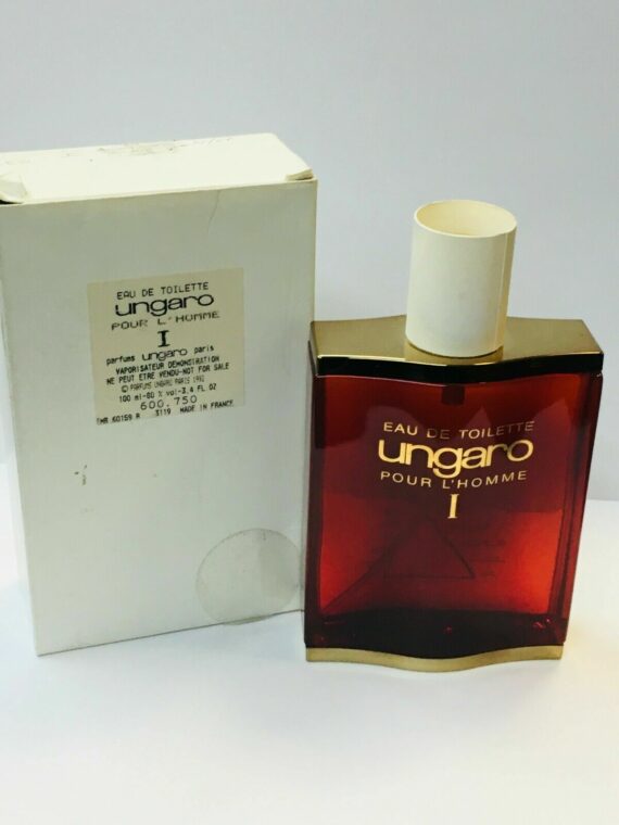Ungaro I Pour L'Homme 3.4oz/100ml Eau De Toilette Spray Vintage