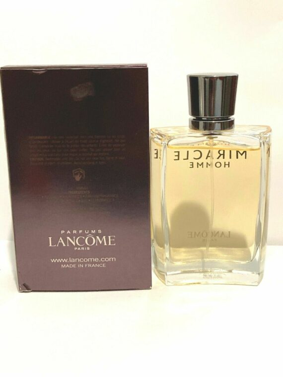 Miracle Homme by Lancome 3.4oz/100ml Eau de Toilette Spray for Men