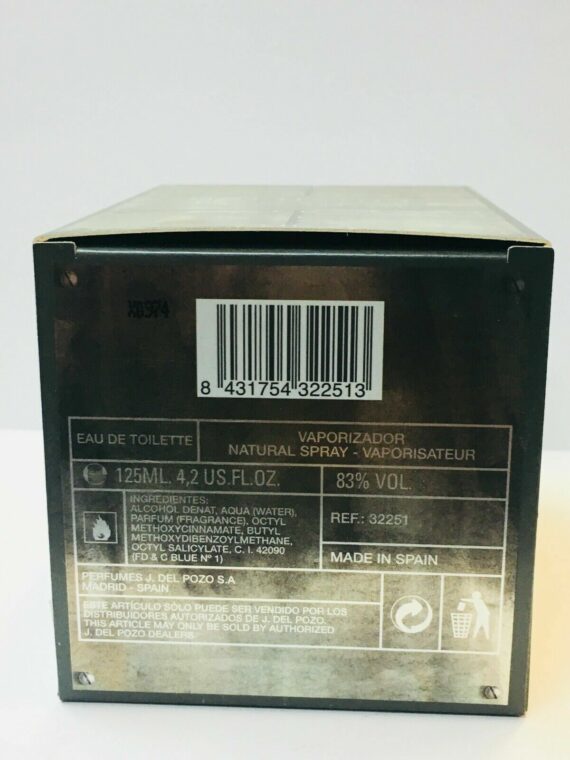 Quasar By J. Del Pozo Cologne for Men 4.2oz/125 ML Eau De Toilette Spray New