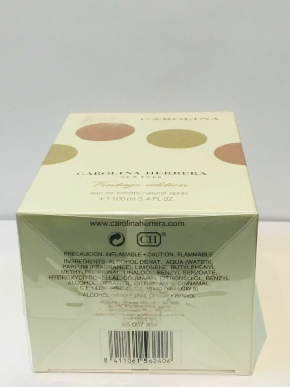 Carolina by Carolina Herrera Vintage Edition 3.4oz/100ml eau de toilette Natural