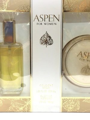 Vintage Aspen Set by Coty 1.25oz/36.9ml Cologne Spray with Dusting Powder 1.75oz / 496g
