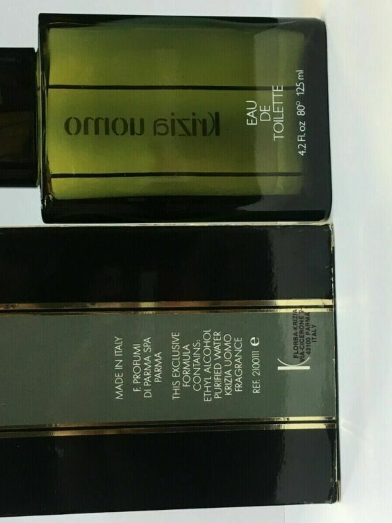 Krizia Uomo 4.2 Fl oz /125ml Eau De Toilette Splash for Men