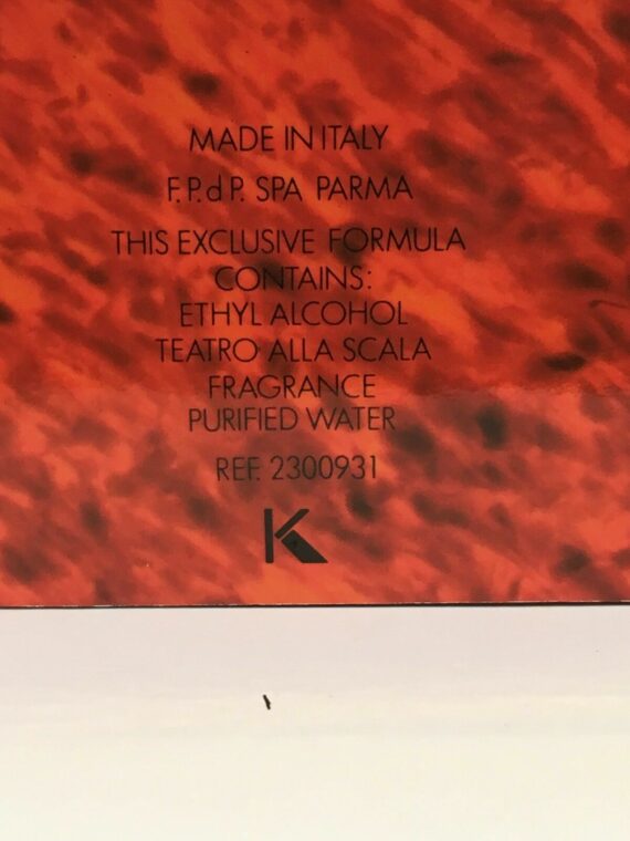 Teatro Alla Scala by Krizia 2.55oz/75ml Eau de Toilette Splash for Women