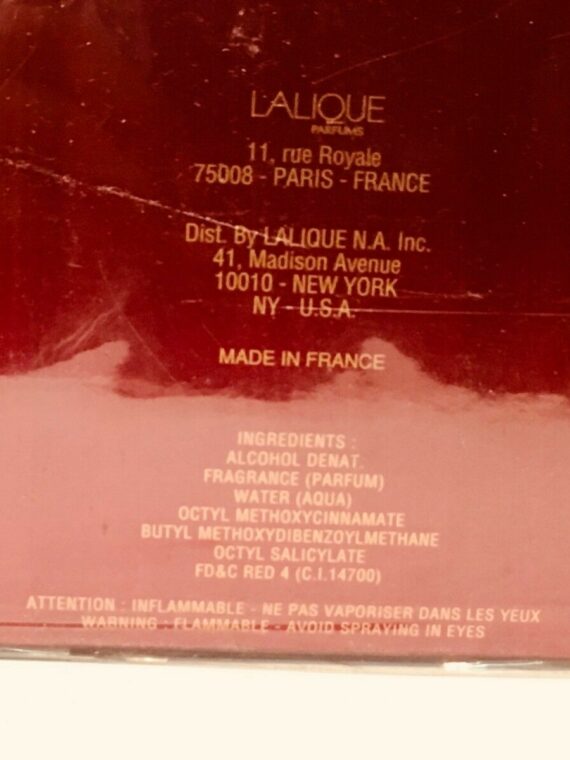 Le Baiser De Lalique 3.4oz / 100ml Eau De Parfum Spray for Women