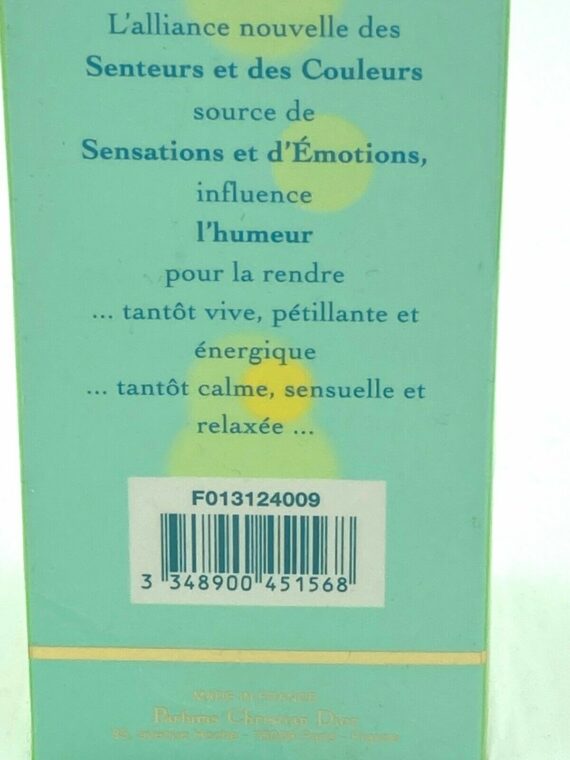 Eau De Dior Coloressence Energizing 3.4oz /100ml EDT Spray for Women by Christia