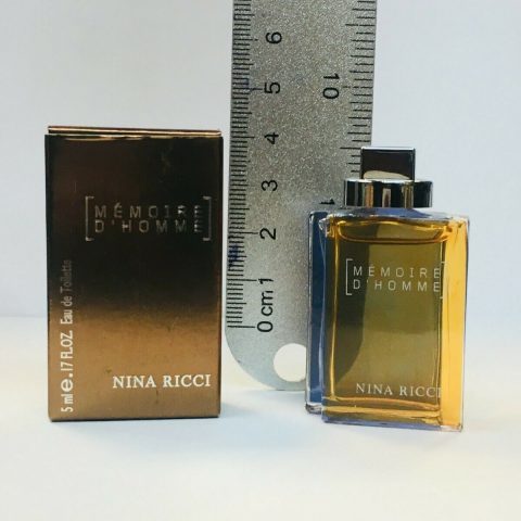 Memoire D'homme by Nina Ricci 5ml/0.17oz Splash for Men