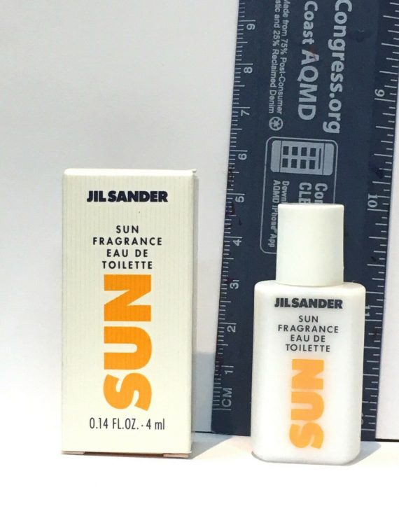 Sun by Jil Sander 0.14oz/4ml Eau De Toilette Splash New In Box